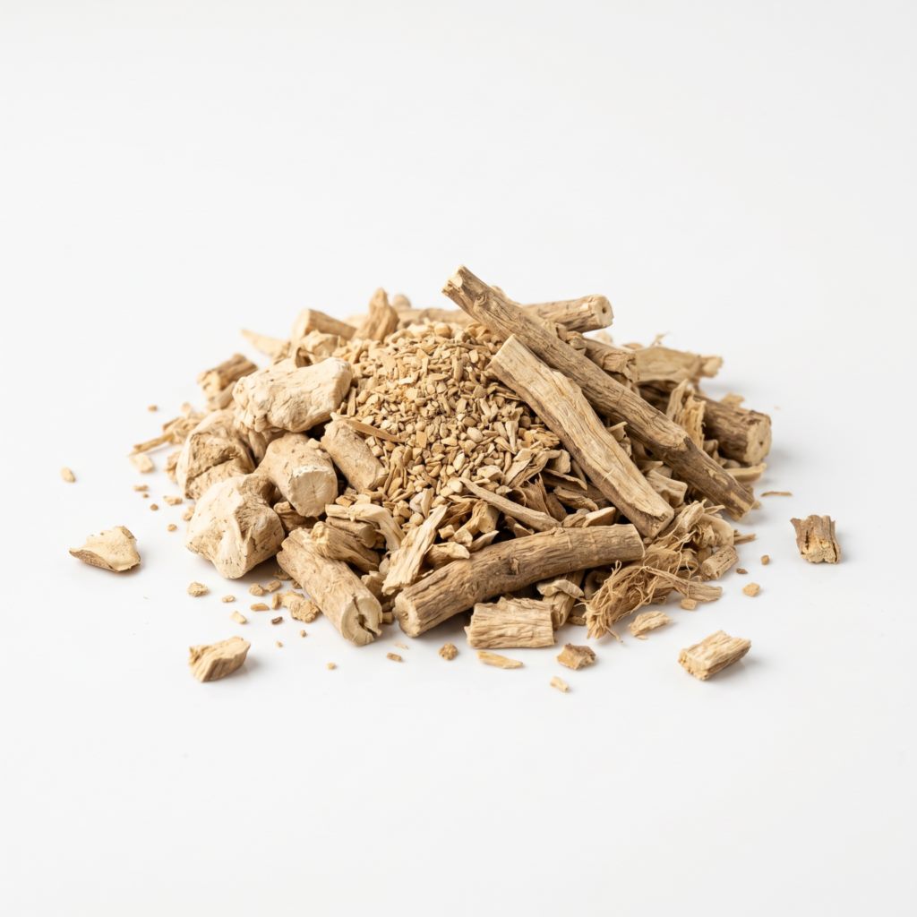 Ashwagandha root and powder